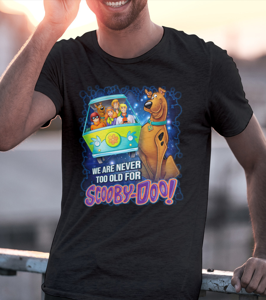 Scooby-Doo Mystery Machine We Are Never Too Old For Adventure T-Shirt
