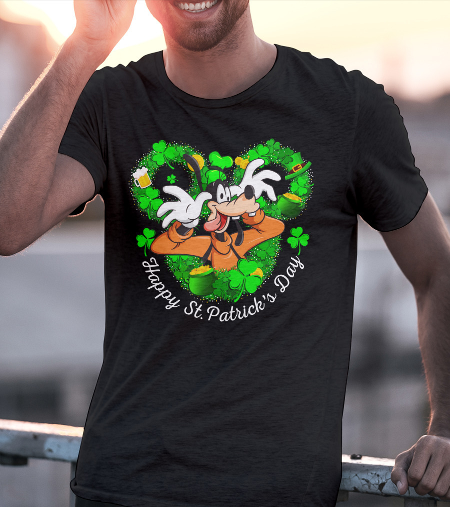 Goofy Happy St. Patrick's Day T-Shirt
