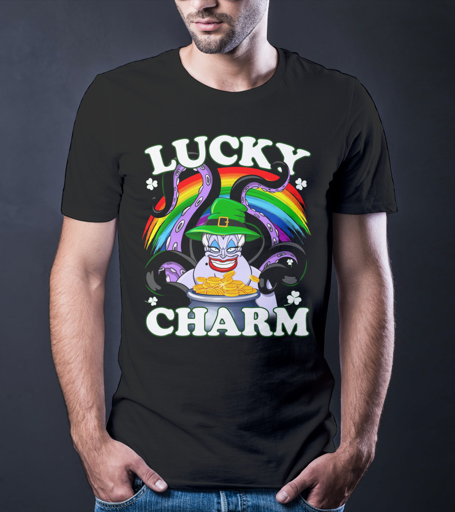 LUCKY CHARM Ursula Rainbow Pot Of Gold T-Shirt