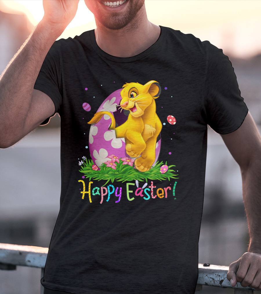Simba Happy Easter Egg Celebration T-Shirt