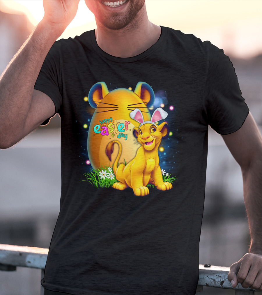 Simba Happy Easter Day Bunny Ears Egg T-Shirt