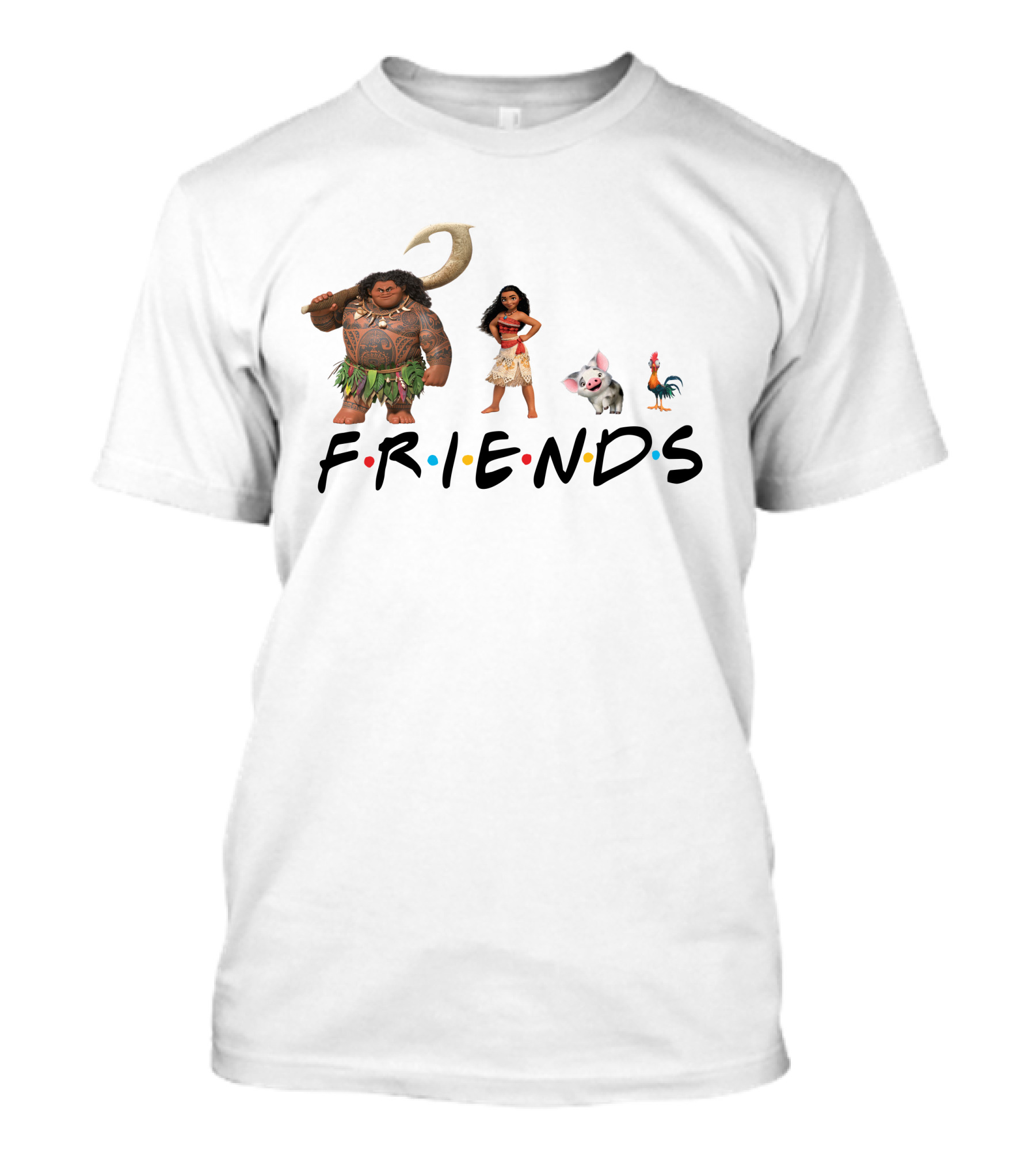 Moana Maui Pua Hei Hei Friends T-Shirt