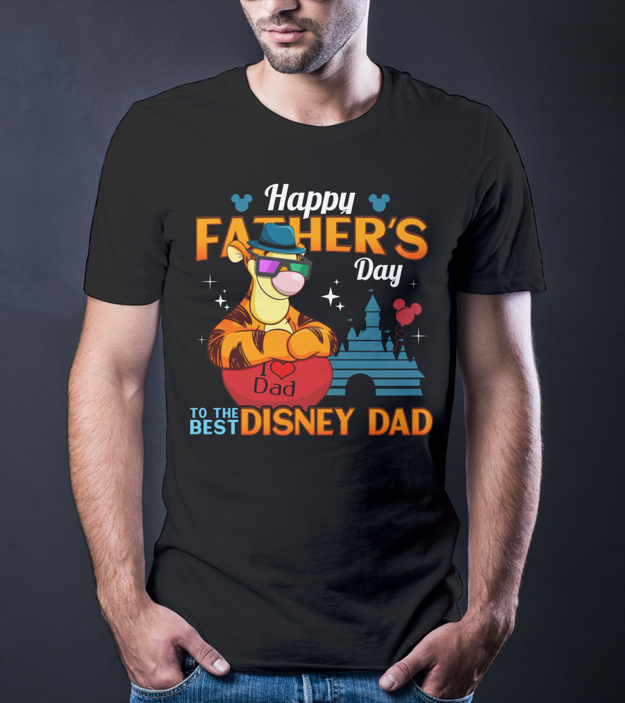 Happy Father's Day Tigger Disney Dad T-Shirt