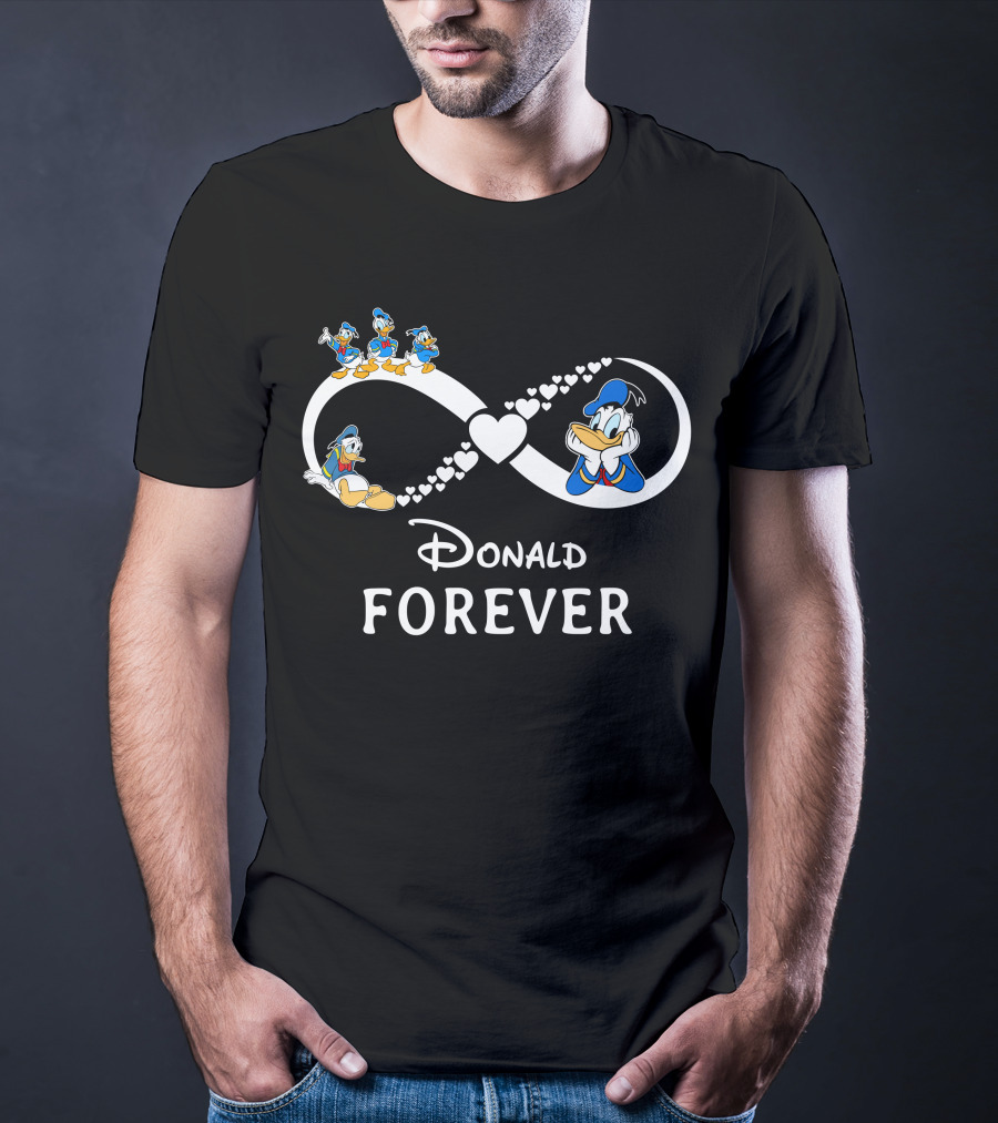 Disney Donald Duck Forever Infinity Heart T-Shirt