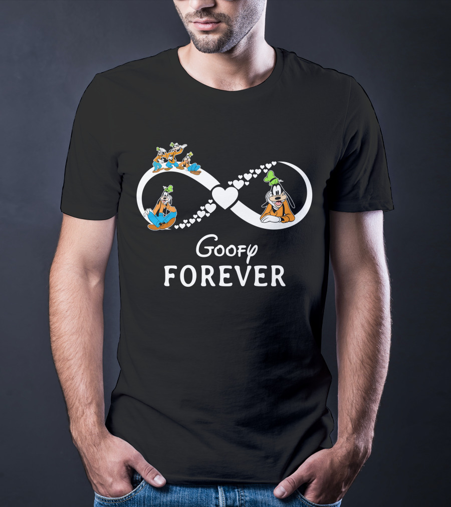 Goofy Forever Infinity Heart Theme T-Shirt
