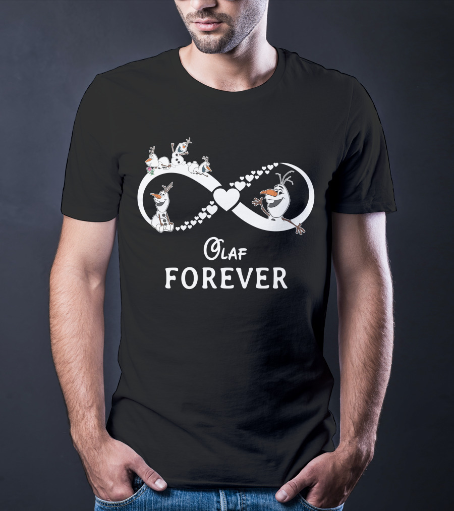 Olaf Forever Infinity Heart Snowman T-Shirt