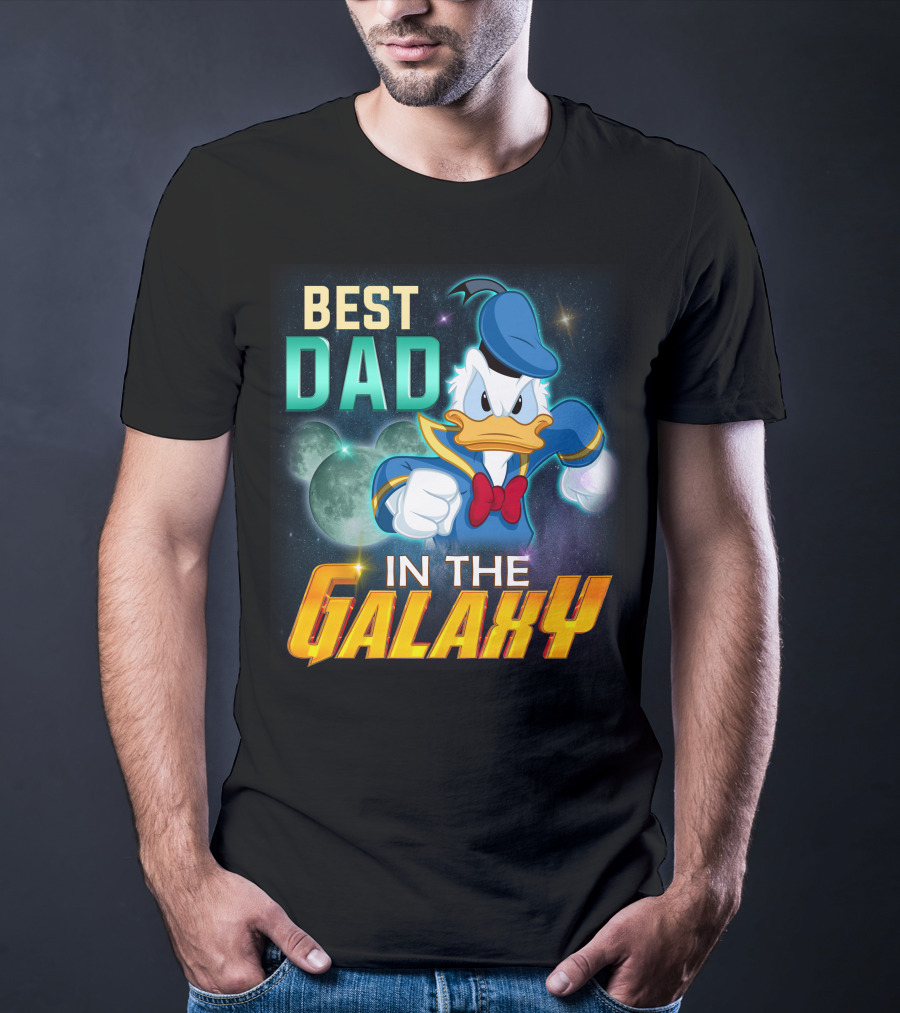 Best Dad Donald IN The Galaxy T-Shirt