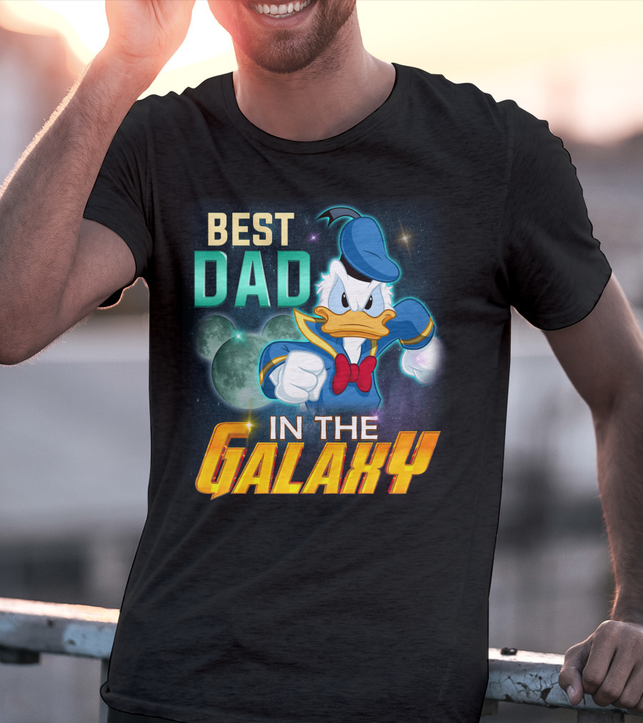 Best Dad Donald IN The Galaxy T-Shirt