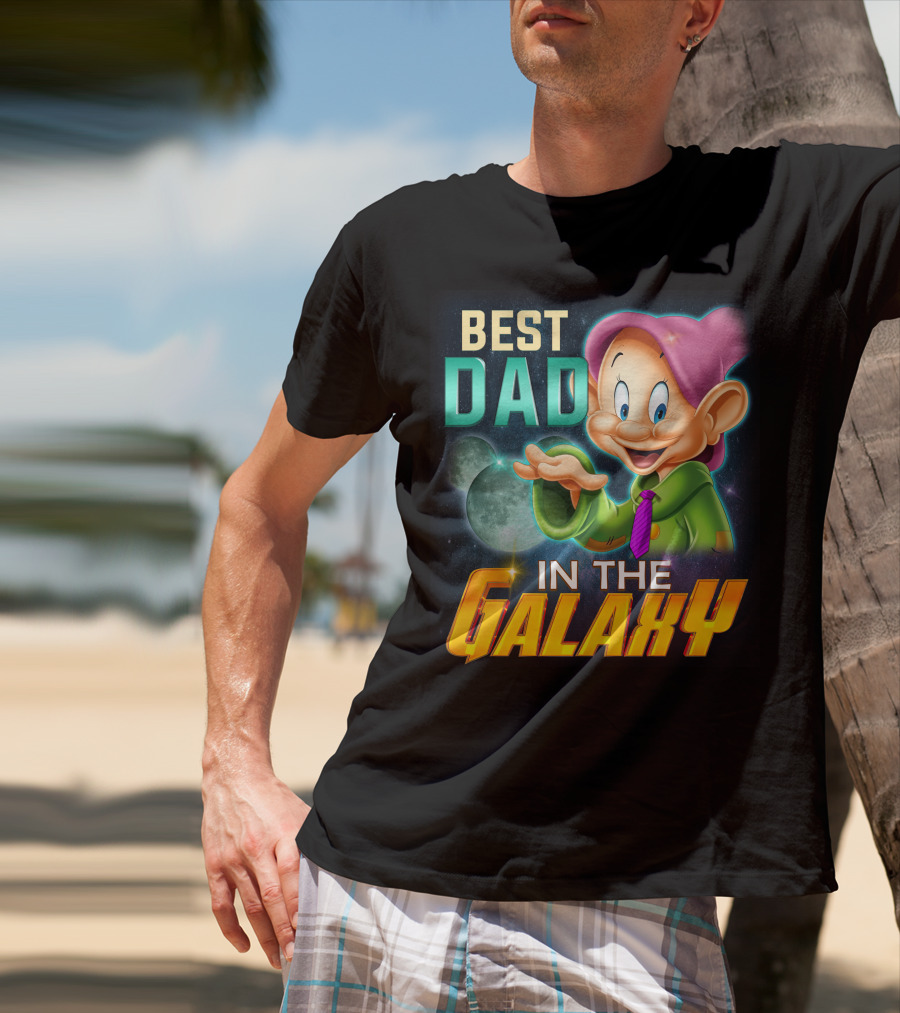 Best Dad Dopey IN The Galaxy T-Shirt