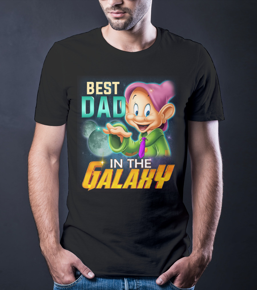 Best Dad Dopey IN The Galaxy T-Shirt