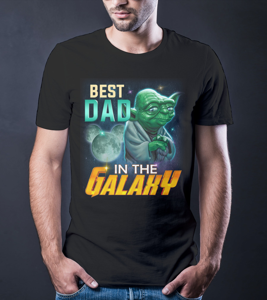 Best Dad Yoda IN The Galaxy T-Shirt