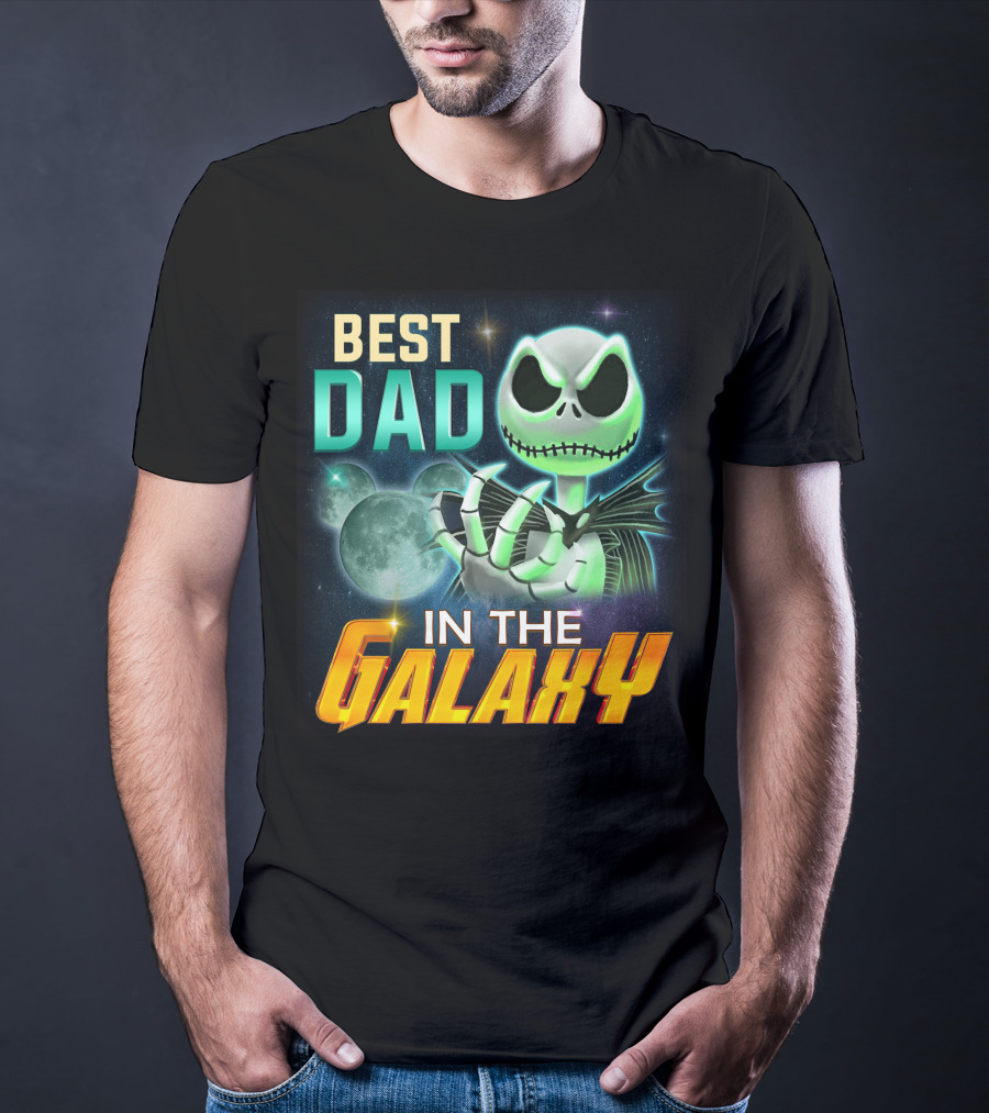 Best Dad In The Galaxy Jack Skellington T-Shirt