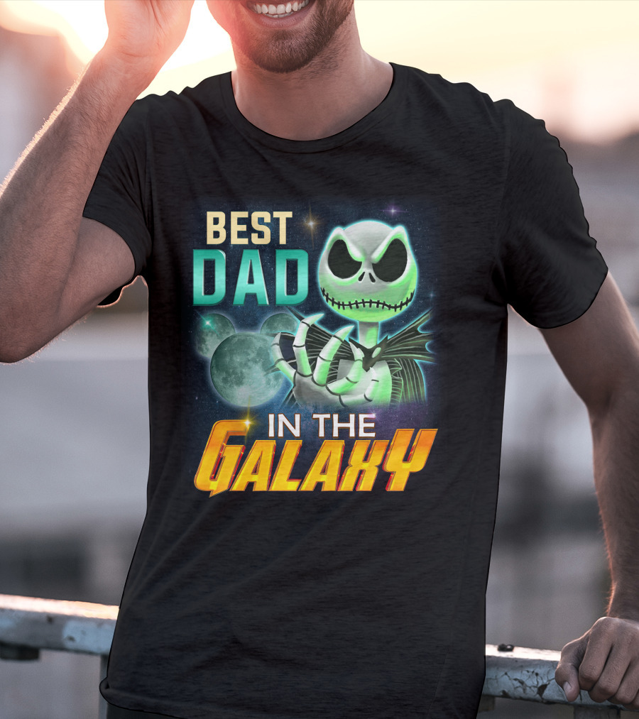 Best Dad In The Galaxy Jack Skellington T-Shirt