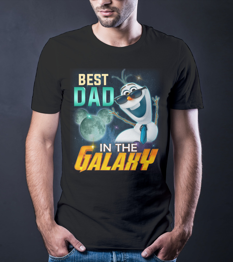 Best Dad IN The Galaxy Olaf T-Shirt