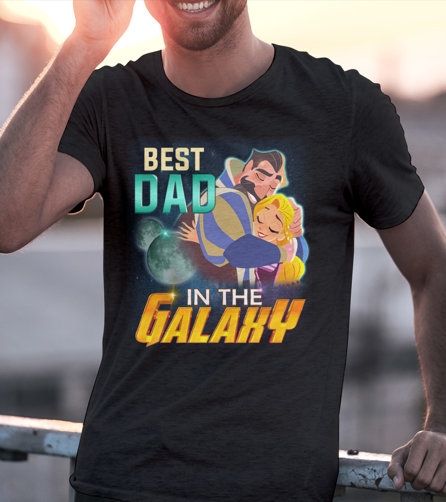 Best Dad Rapunzel IN The Galaxy T-Shirt