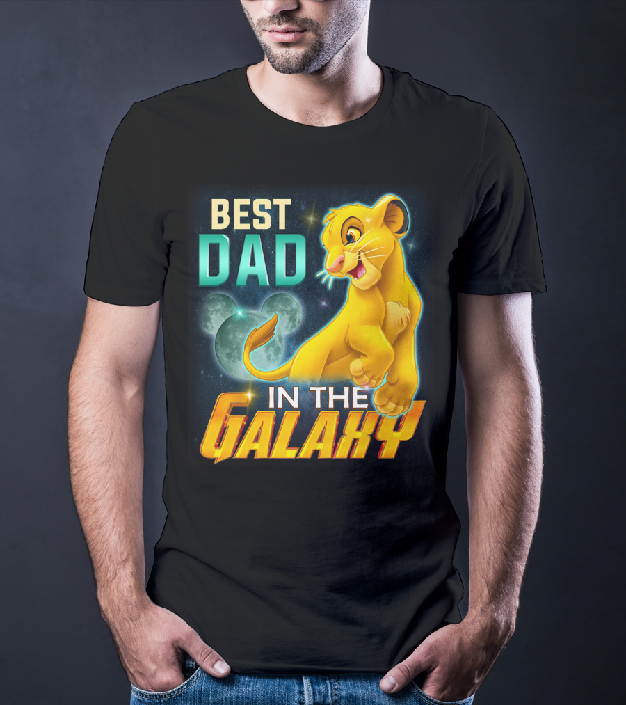 Best Dad IN The Galaxy Simba T-Shirt