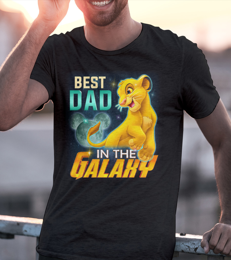 Best Dad IN The Galaxy Simba T-Shirt