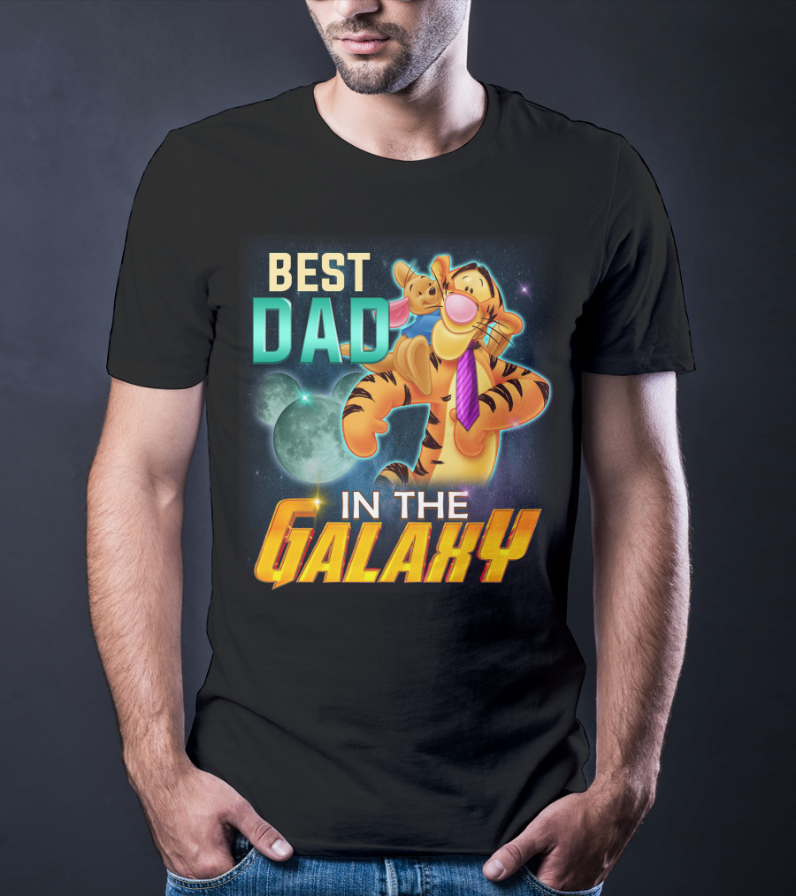 Best Dad Tigger IN The Galaxy T-Shirt