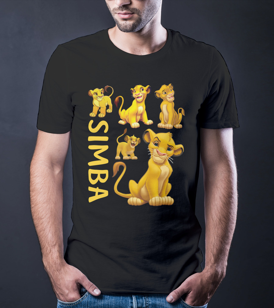 Simba Lion King Character Expressions Compilation T-Shirt