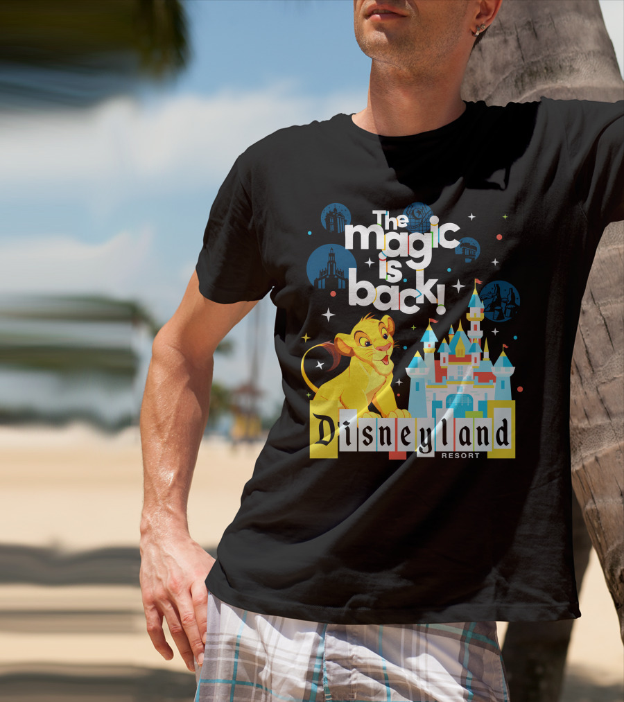 The Magic Is Back Disneyland Resort Simba Lion King T-Shirt