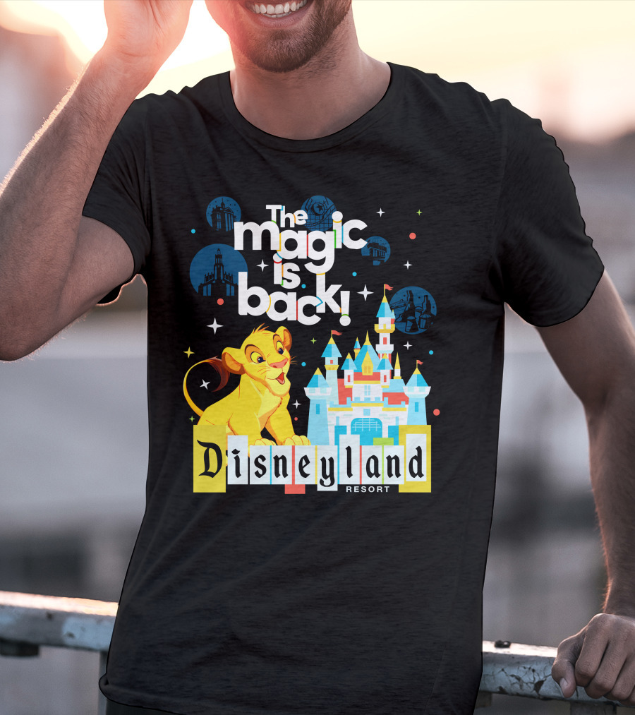 The Magic Is Back Disneyland Resort Simba Lion King T-Shirt