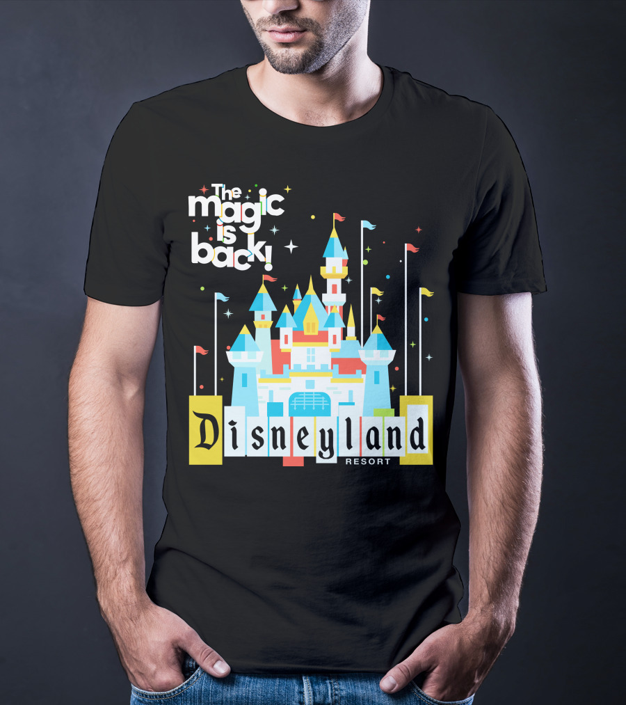 The Magic Is Back Disneyland Resort Castle T-Shirt