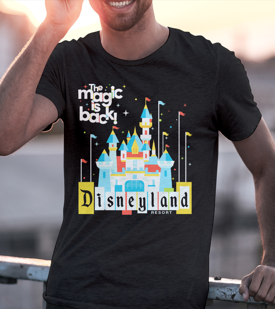 The Magic Is Back Disneyland Resort Castle T-Shirt