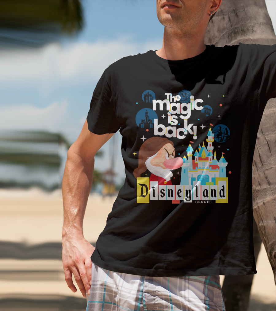 The Magic Is Back Grumpy Disneyland Resort T-Shirt