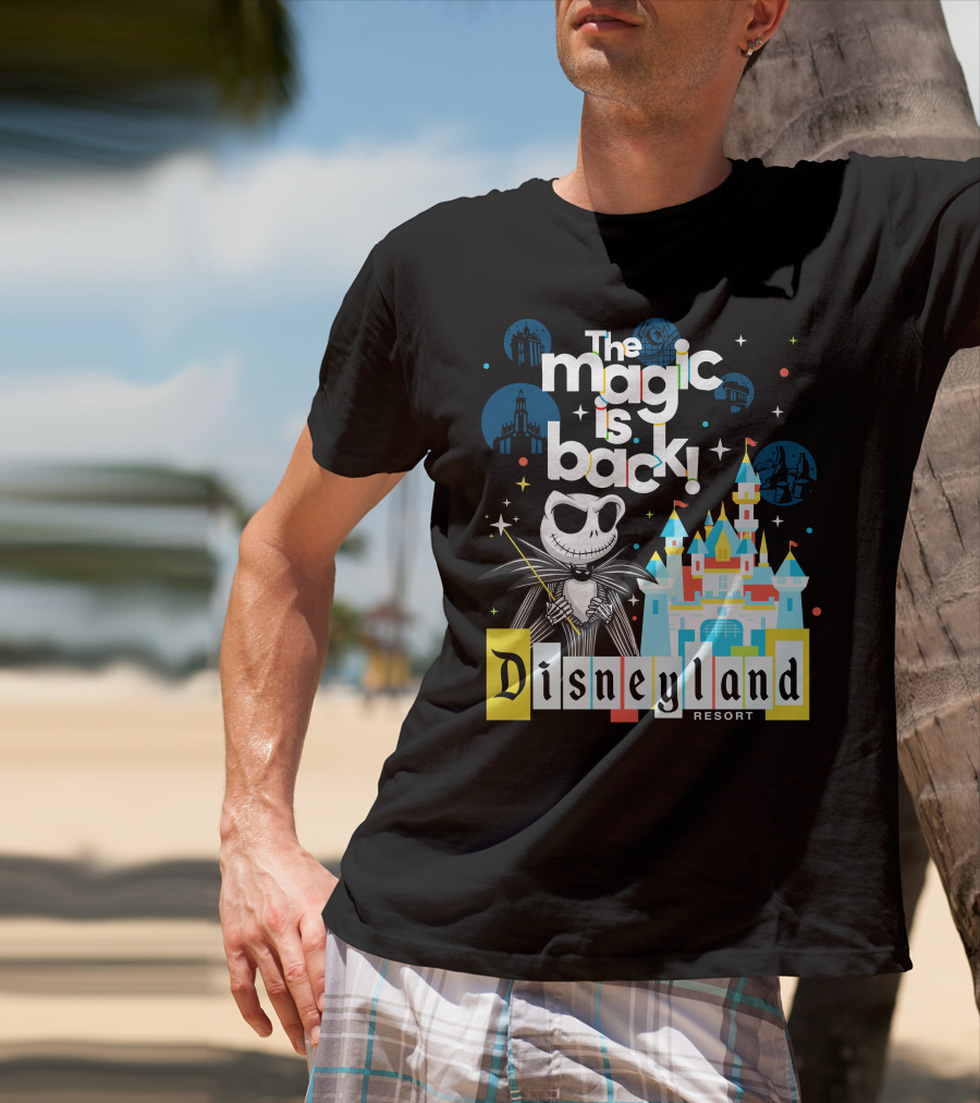 The Magic Is Back Jack Skellington Disneyland Resort T-Shirt