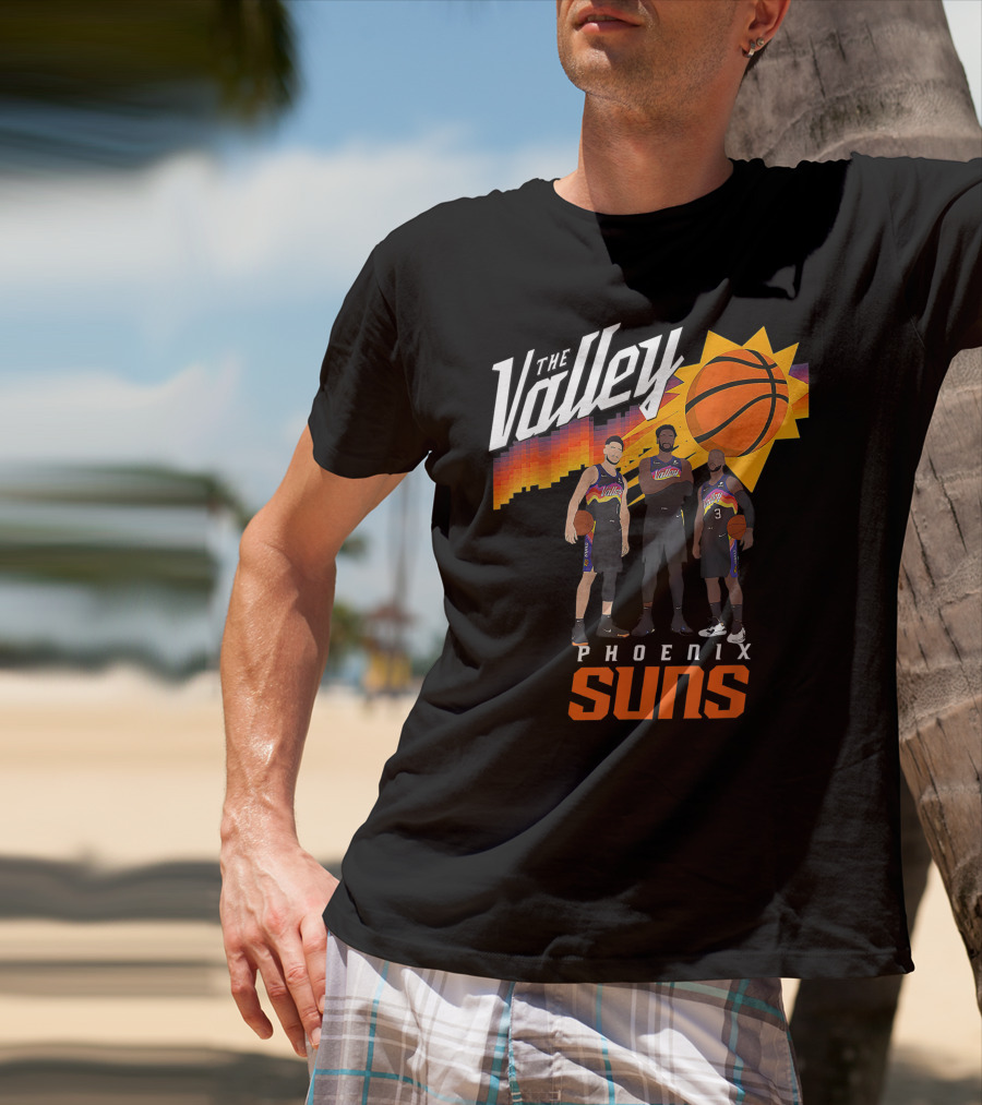 The Valley Phoenix Suns Basketball Players T-Shirt