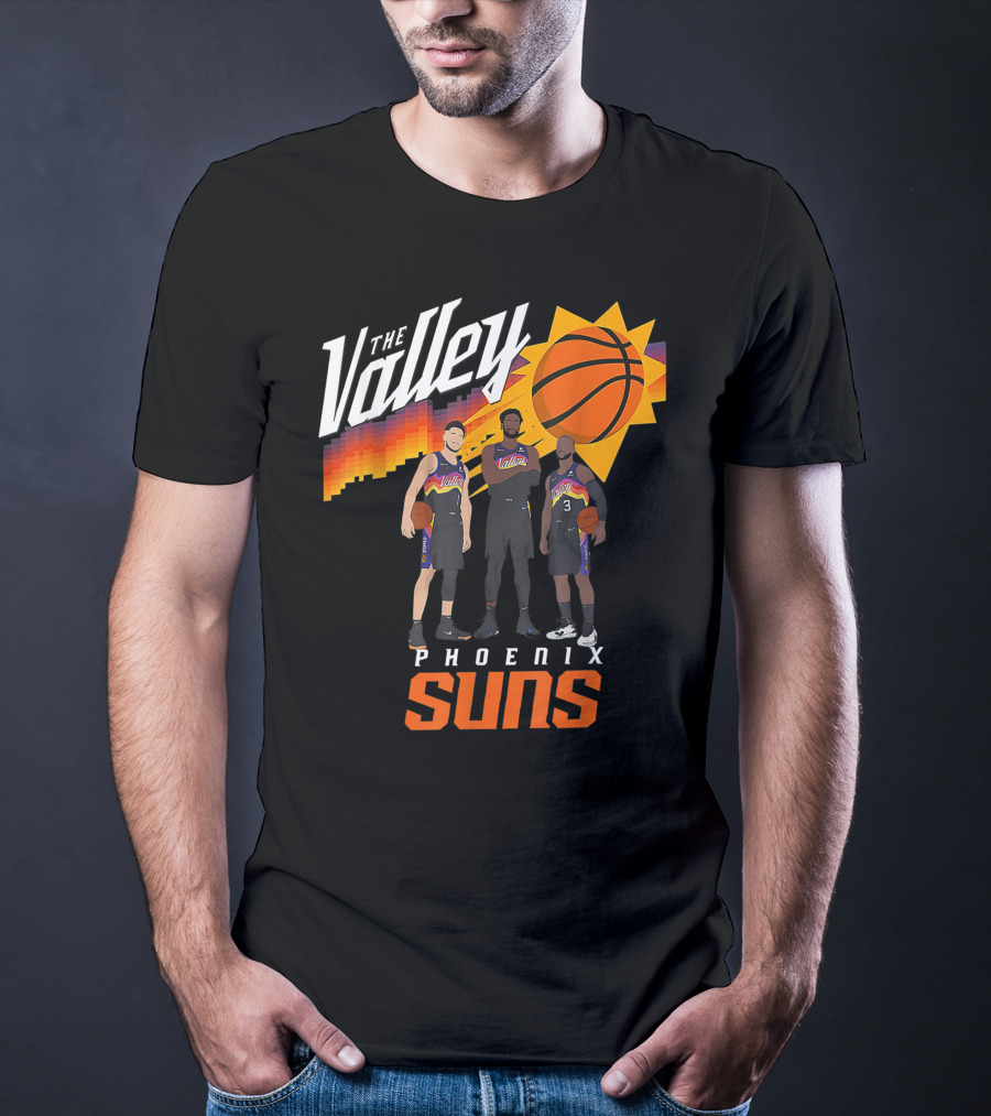 The Valley Phoenix Suns Basketball Players T-Shirt