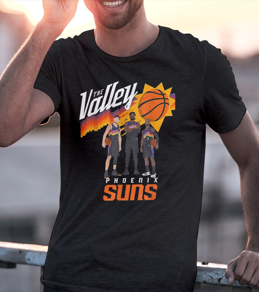 The Valley Phoenix Suns Basketball Players T-Shirt