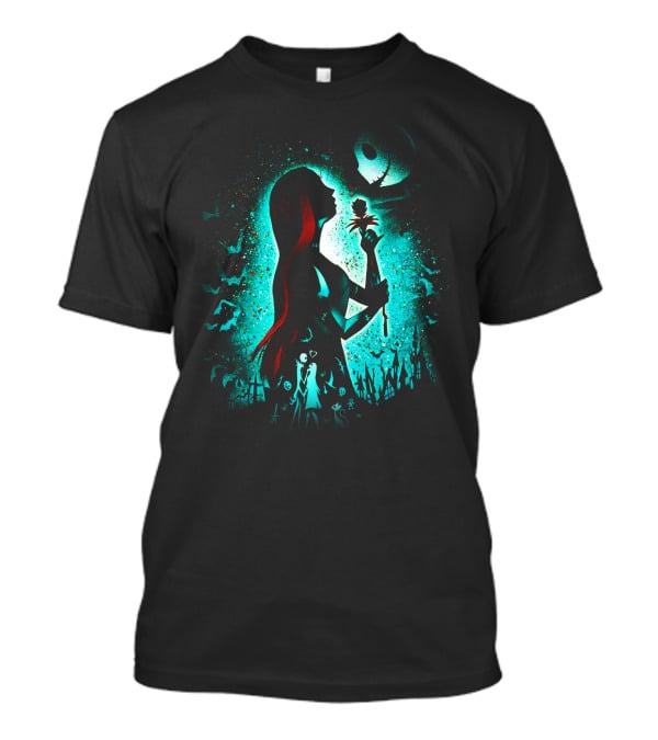 Sally The Nightmare Before Christmas Jack Silhouette Scene T-Shirt