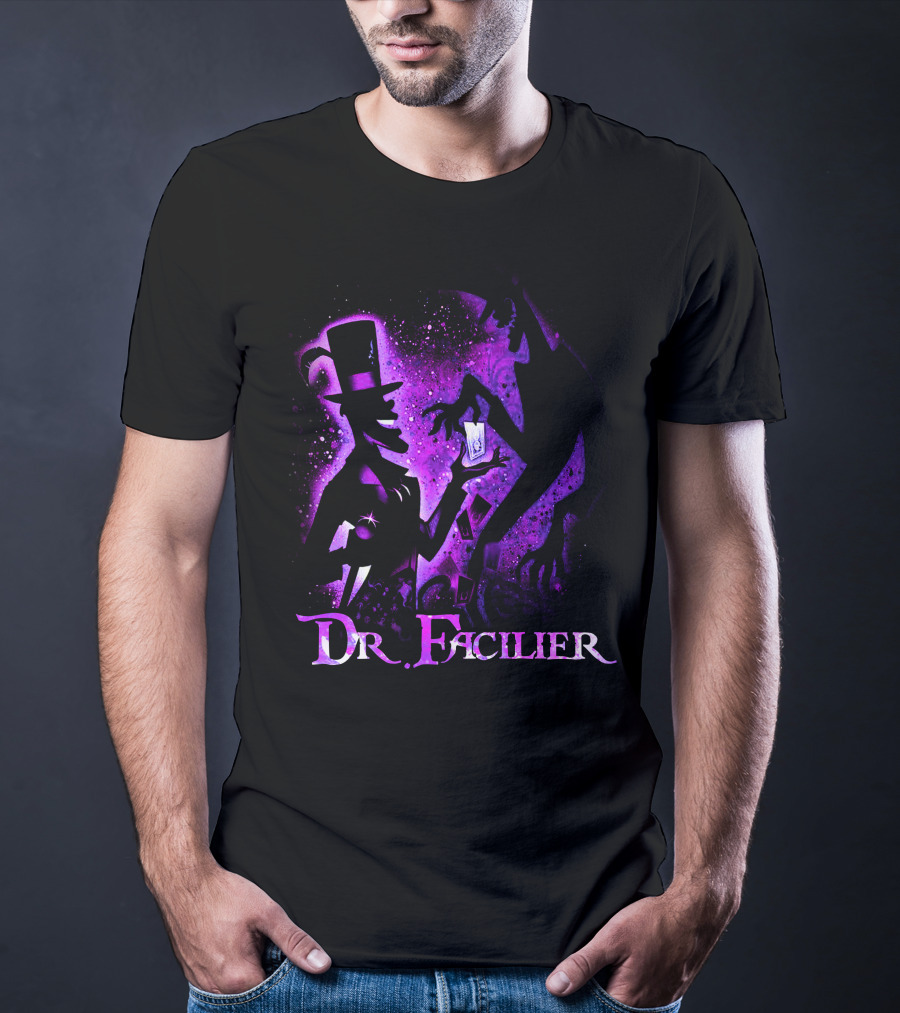 Dr. Facilier Purple Silhouette And Shadow T-Shirt