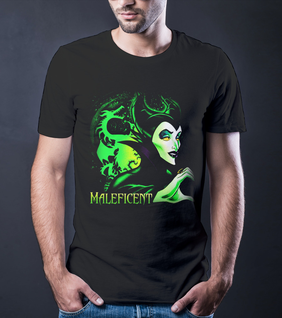 Maleficent 4 Green Dragon Iconic Character T-Shirt