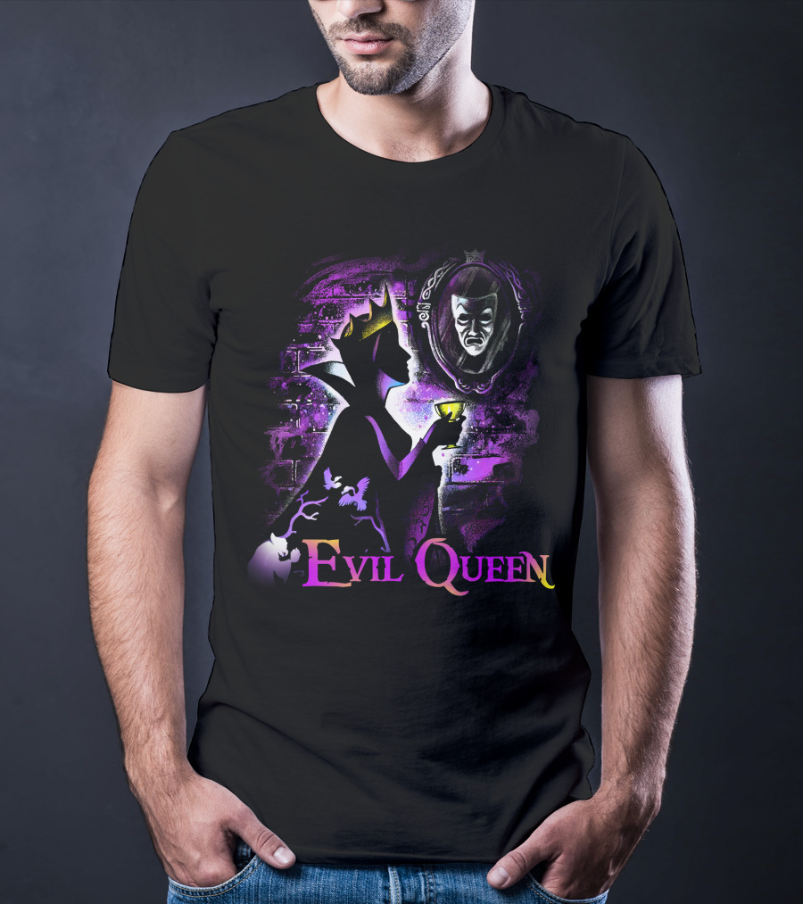 Evil Queen With Magic Mirror And Potion T-Shirt
