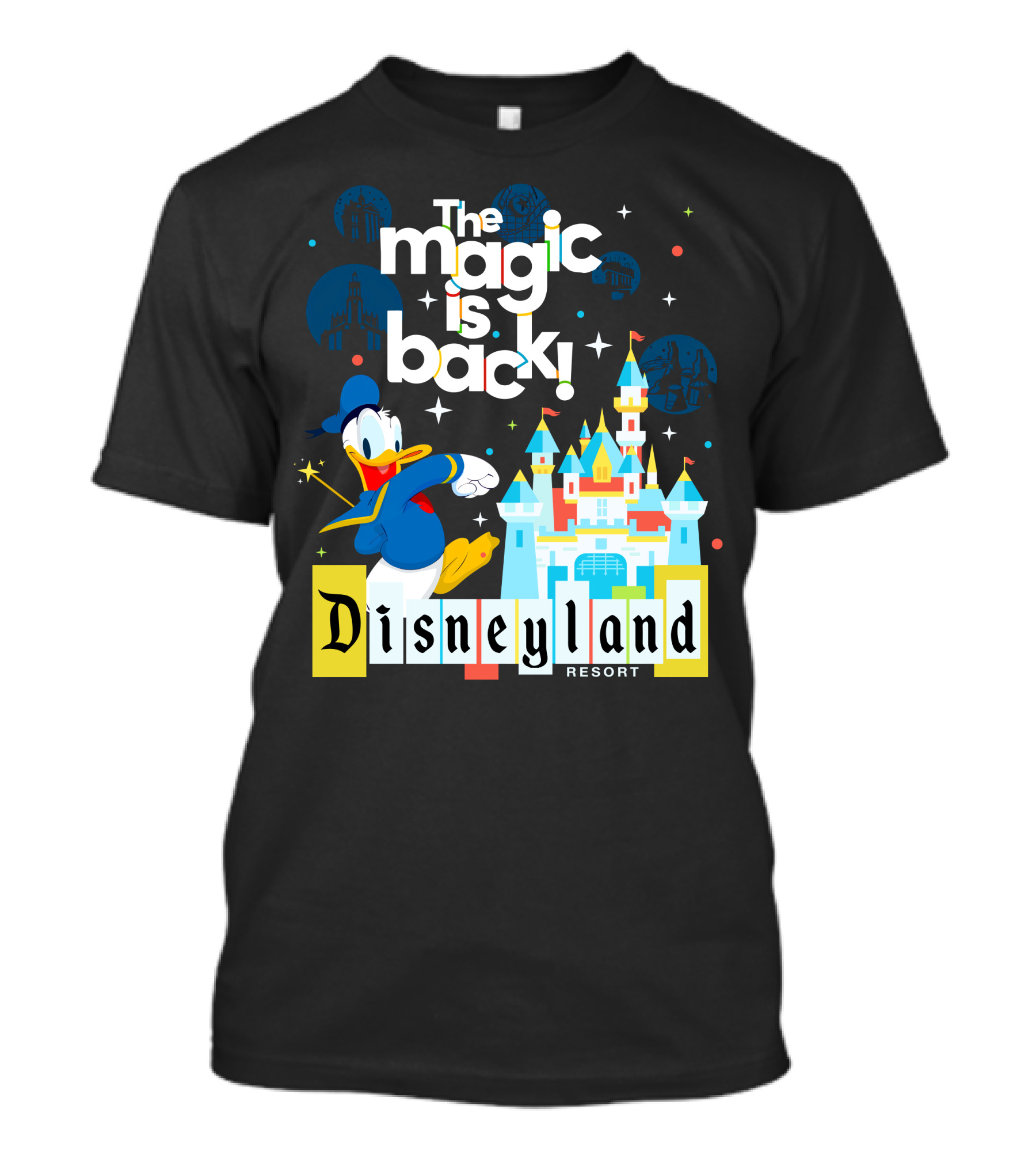 The Magic Is Back Disneyland Resort Donald Duck T-Shirt