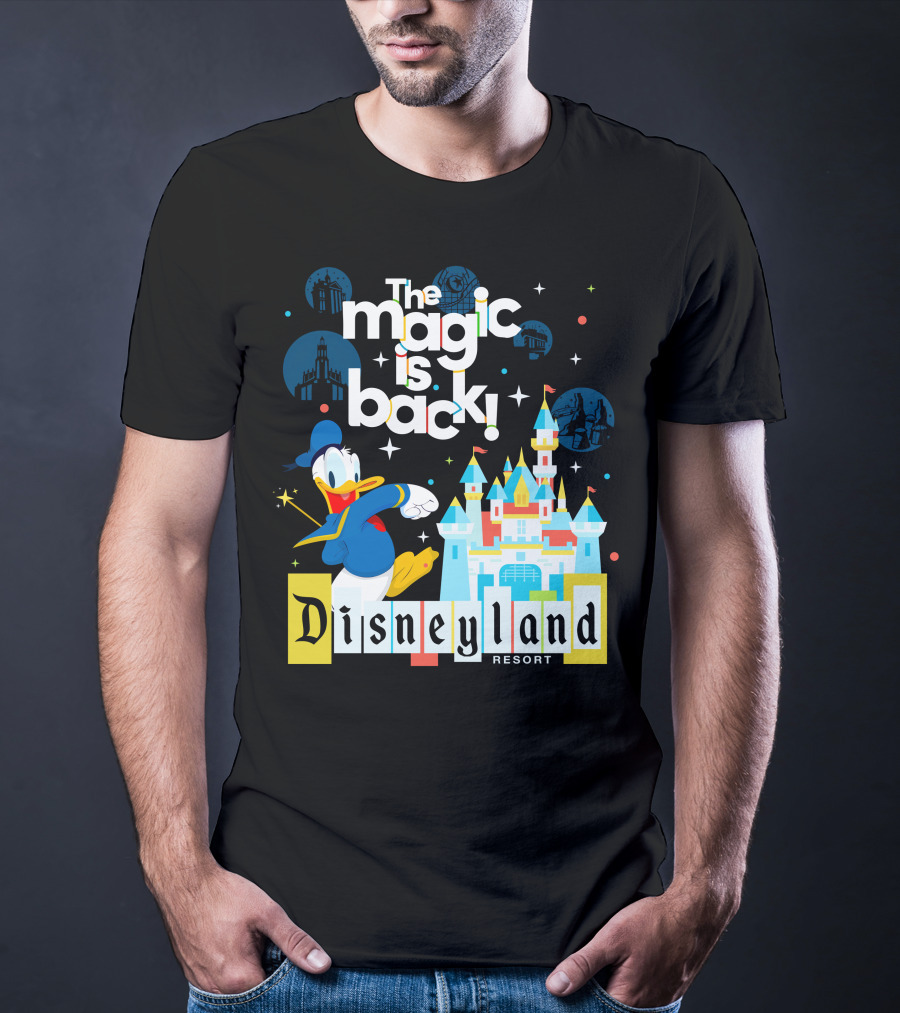 The Magic Is Back Disneyland Resort Donald Duck T-Shirt