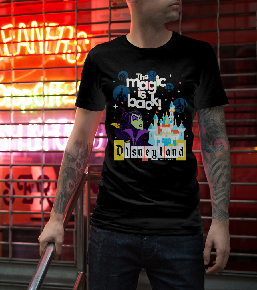 The Magic Is Back Maleficent Disneyland Resort T-Shirt