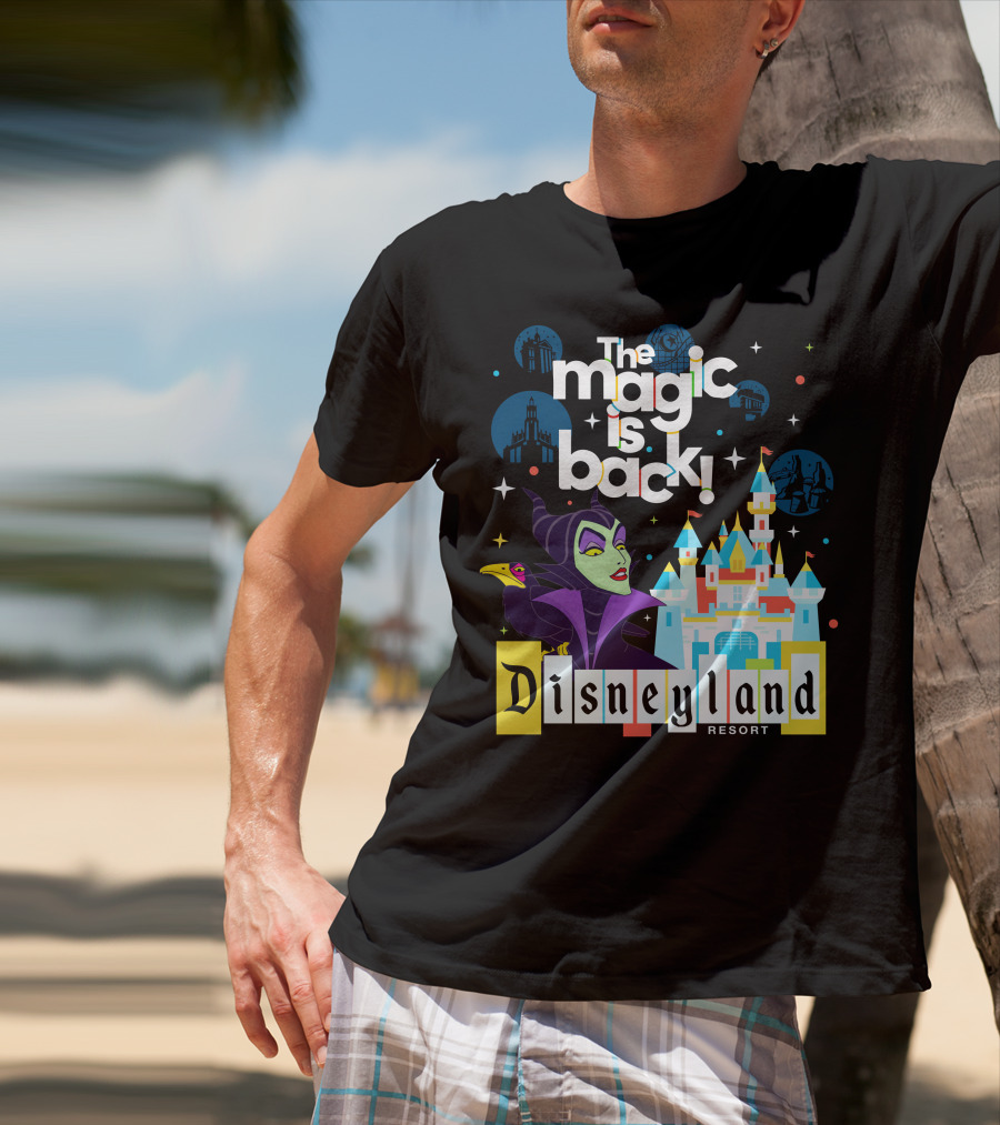 The Magic Is Back Maleficent Disneyland Resort T-Shirt