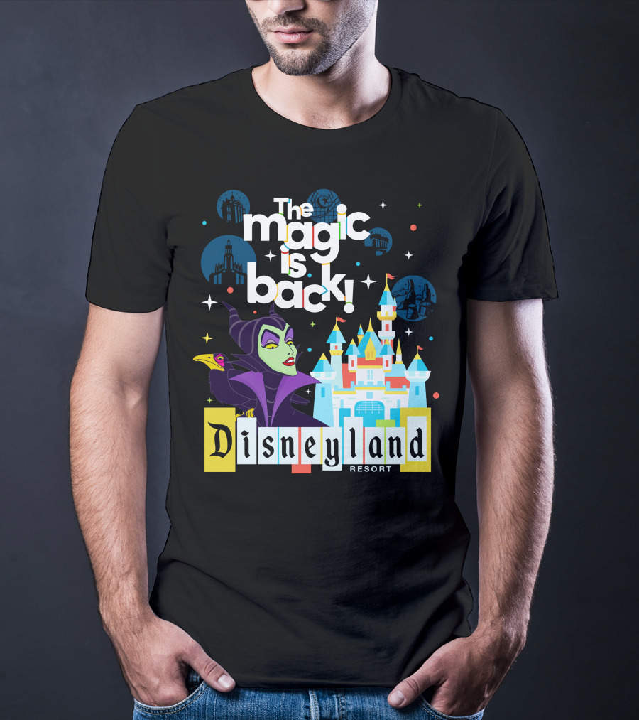 The Magic Is Back Maleficent Disneyland Resort T-Shirt