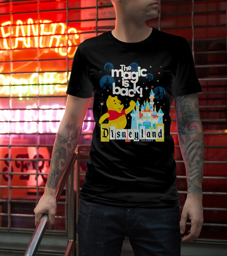 The Magic Is Back Pooh Disneyland Resort T-Shirt