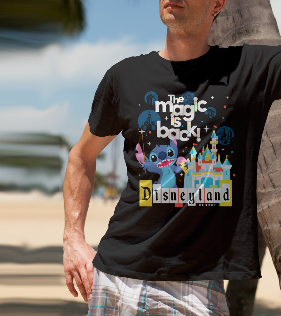 The Magic Is Back Stitch Disneyland Resort T-Shirt