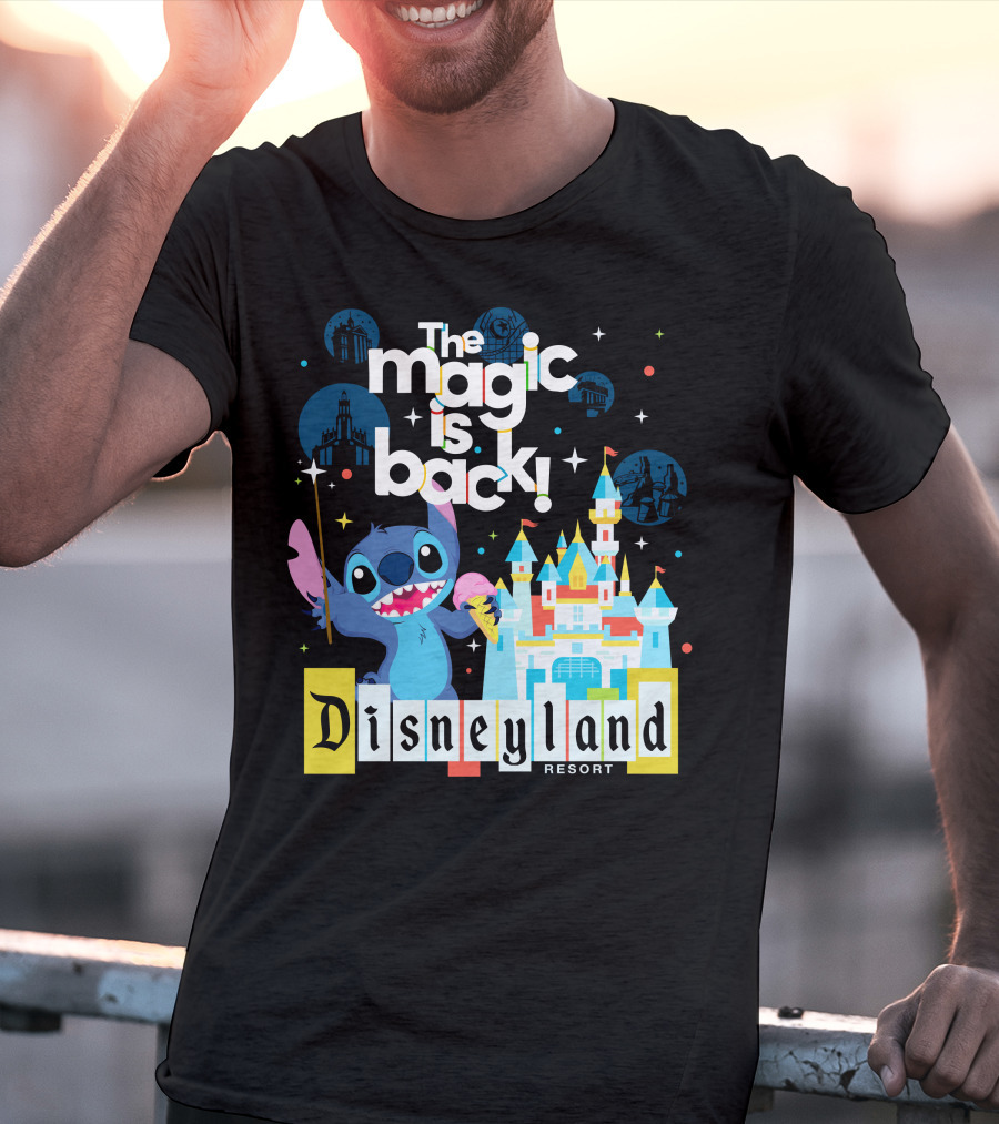 The Magic Is Back Stitch Disneyland Resort T-Shirt