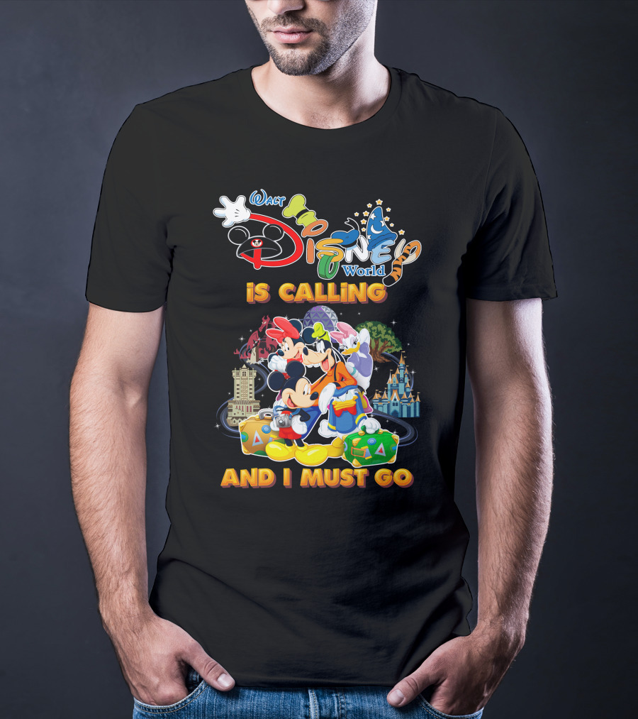 Walt Disney World Is Calling And I Must Go Mickey & Friends T-Shirt