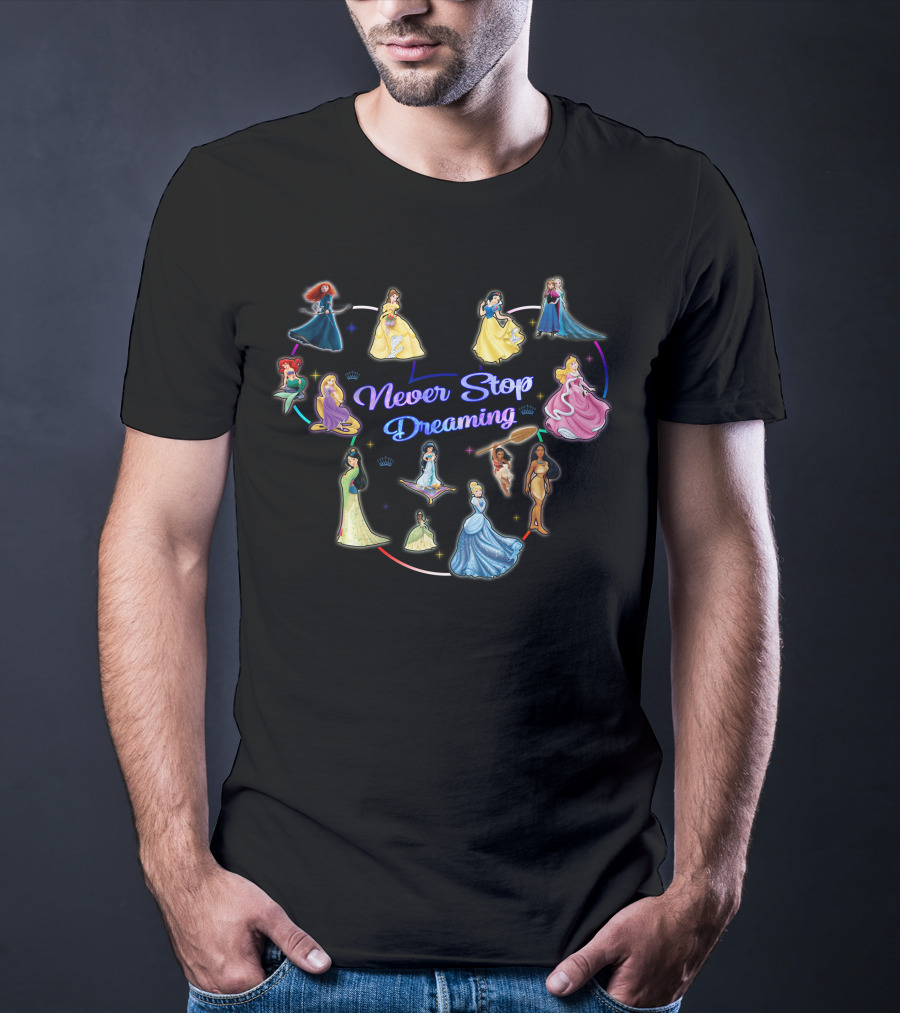 Disney Princess Never Stop Dreaming T-Shirt