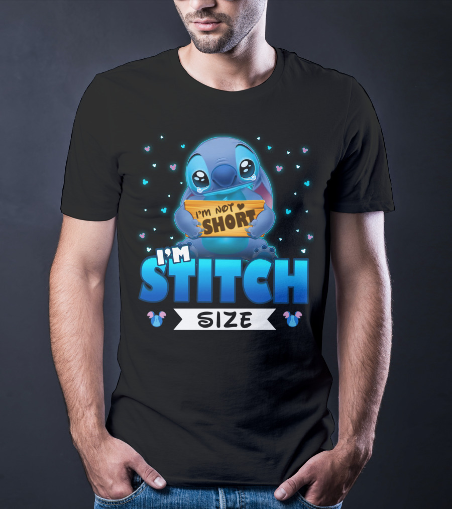 I'm Stitch I'm Not Short Size T-Shirt