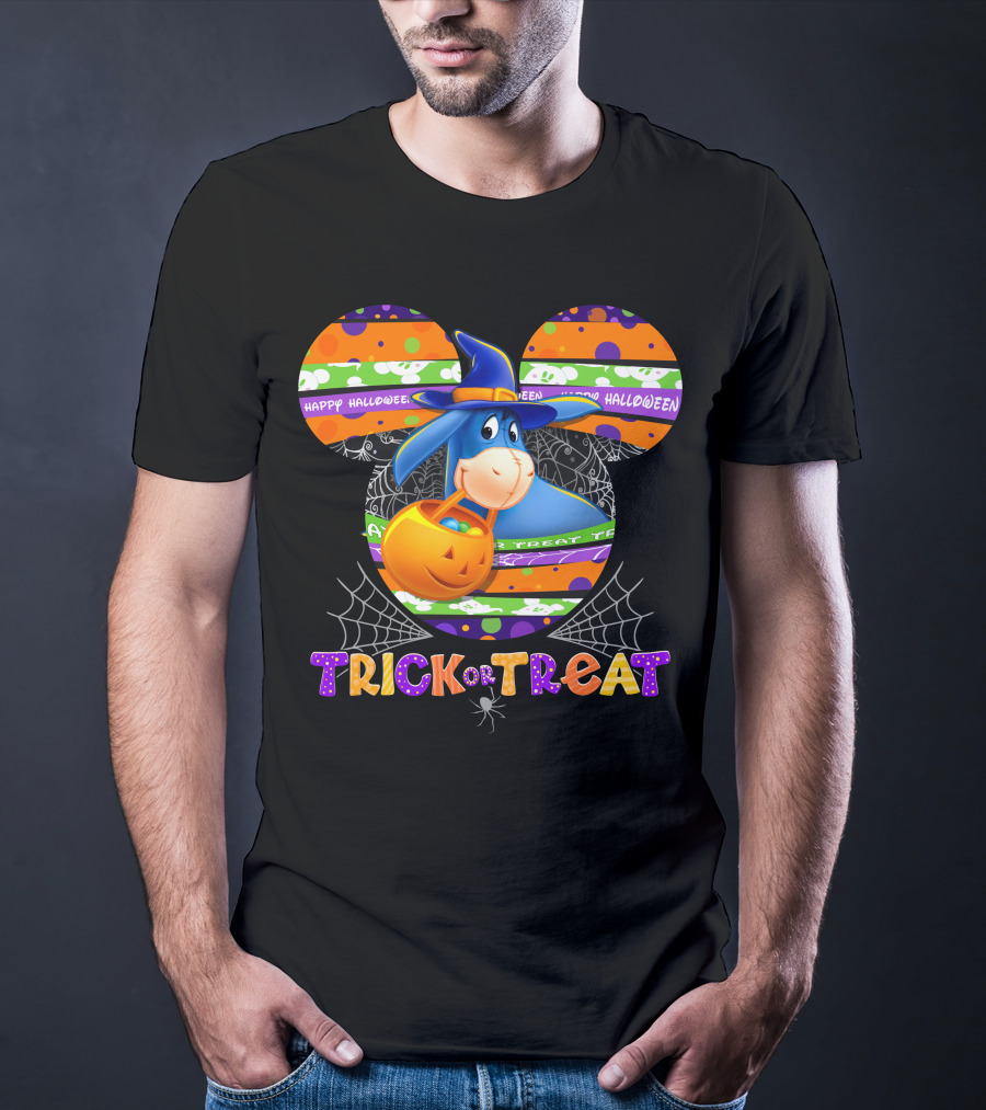 Eeyore Trick Or Treat Happy Halloween T-Shirt