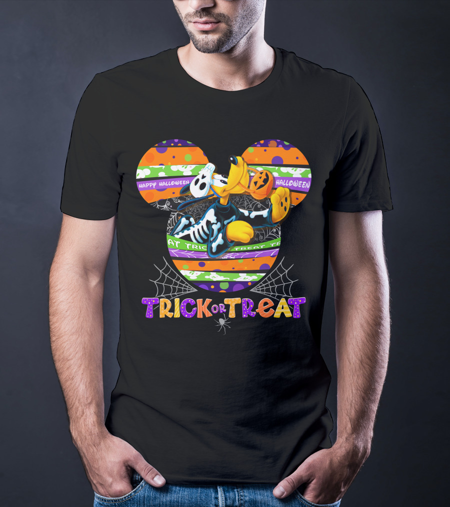 Happy Halloween Pluto Trick Or Treat T-Shirt