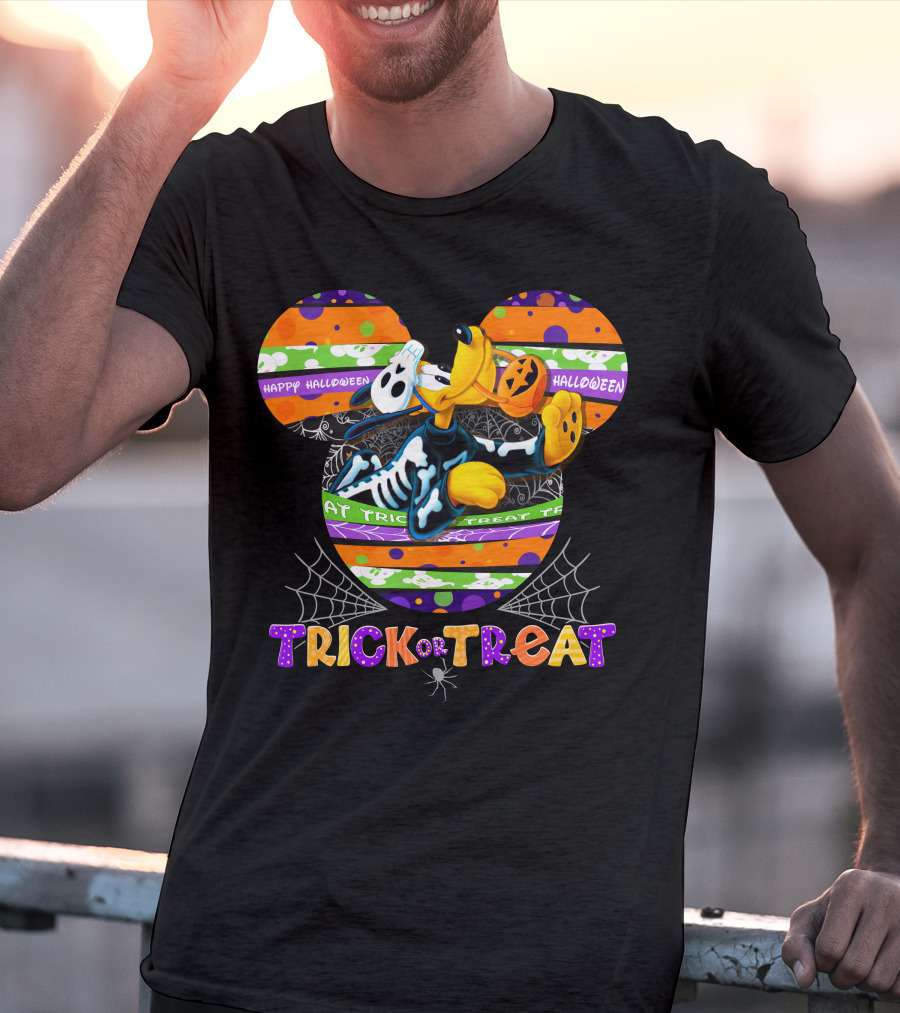 Happy Halloween Pluto Trick Or Treat T-Shirt